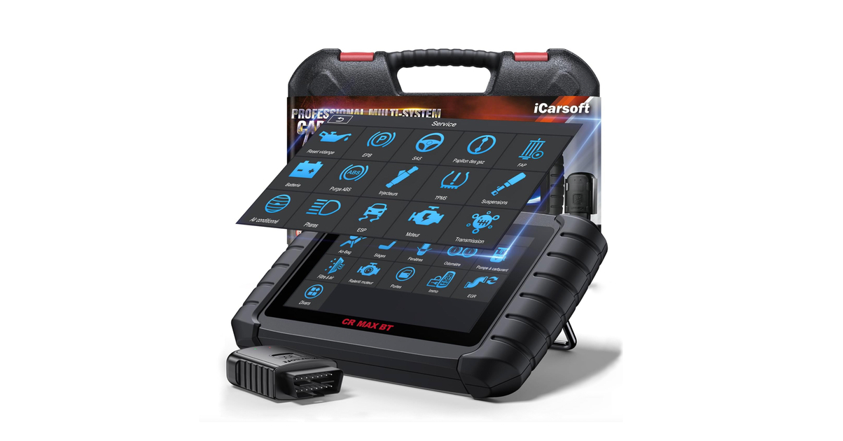 iCarsoft CR Max BT | Valise Diagnostic Auto Multimarques Sans-Fil